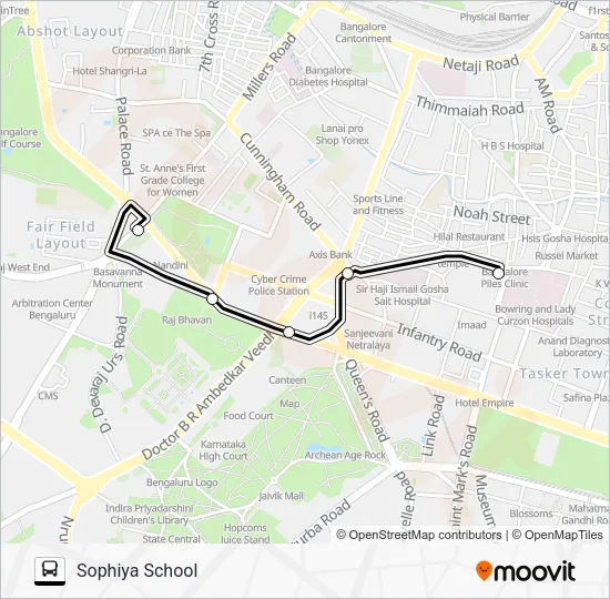 BCSS-SBS Bus Line Map