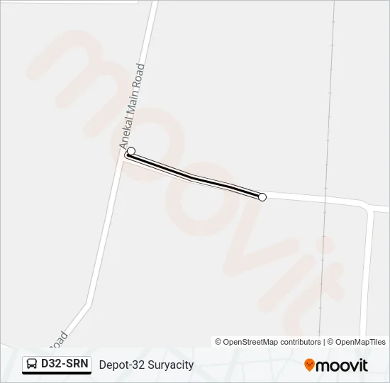 D32-SRN Bus Line Map