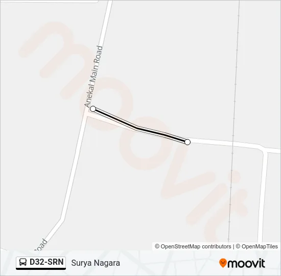 D32-SRN Bus Line Map