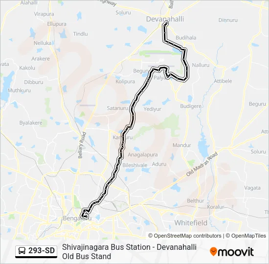 293-SD Bus Line Map
