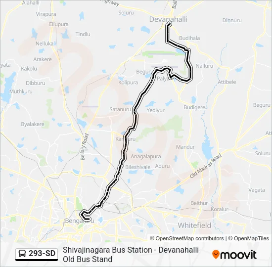 293-SD Bus Line Map