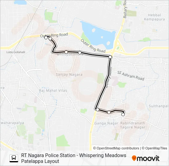 RTNP-WSPM Bus Line Map