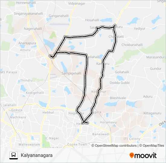 CHAKRA-10A Bus Line Map