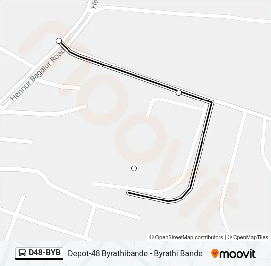 D48-BYB Bus Line Map