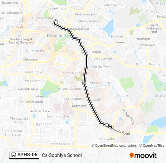 SPHS-06 Bus Line Map