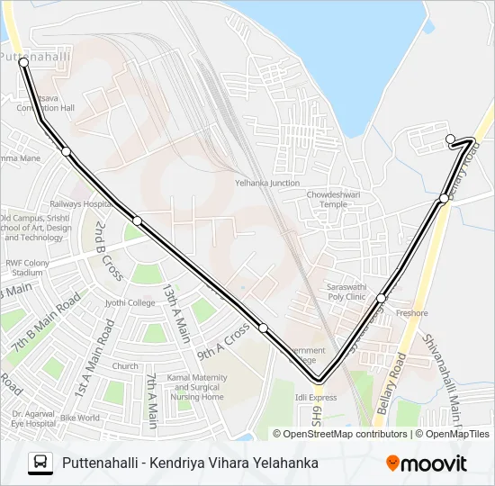 PTH-KVRY Bus Line Map