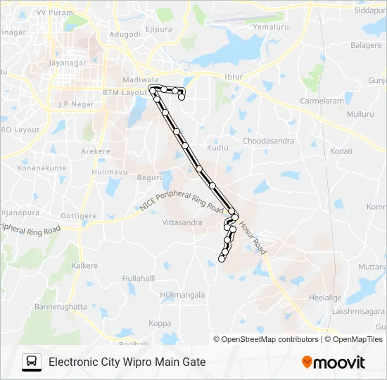 356-CW UFLY Bus Line Map
