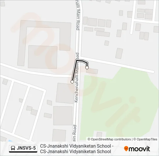 JNSVS-5 Bus Line Map