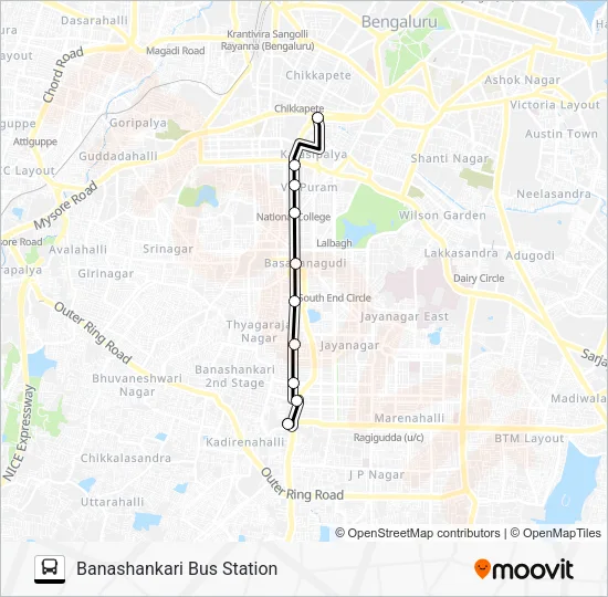 15E-KMT-BSK Bus Line Map