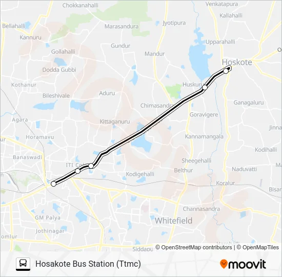 EXP-317HT Bus Line Map