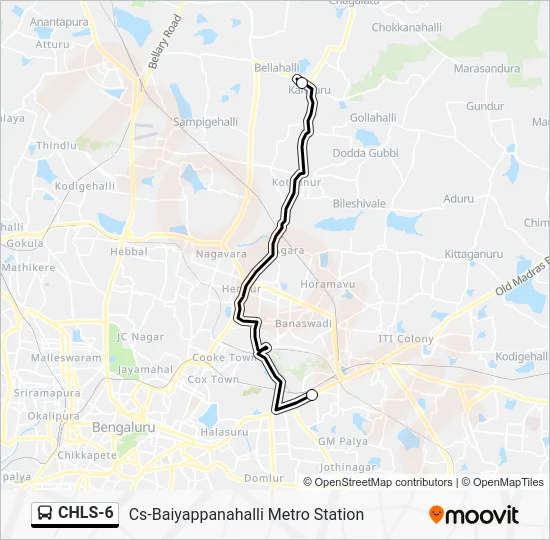 CHLS-6 Bus Line Map