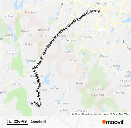 226-VB Bus Line Map
