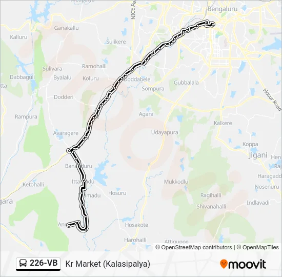 226-VB Bus Line Map