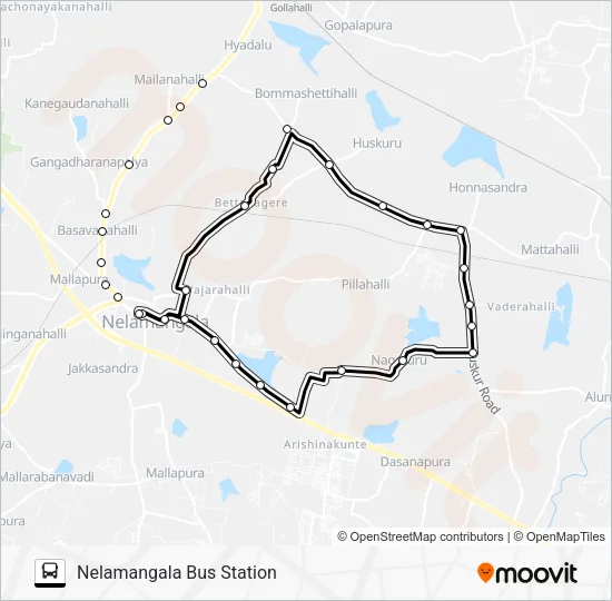CHAKRA-1 Bus Line Map