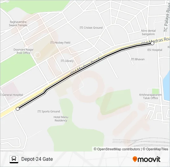 D24G-KRPGH Bus Line Map
