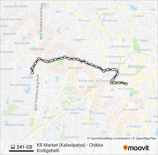 241-CD Bus Line Map