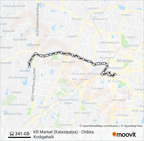 241-CD Bus Line Map