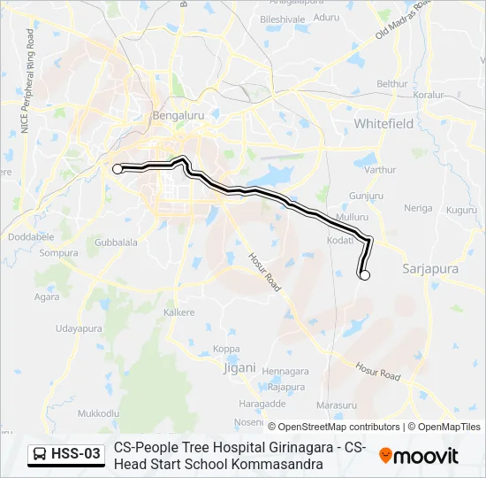 HSS-03 Bus Line Map