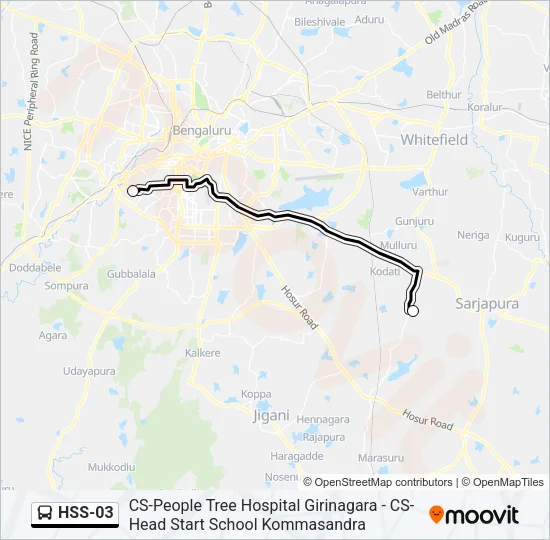 HSS-03 Bus Line Map