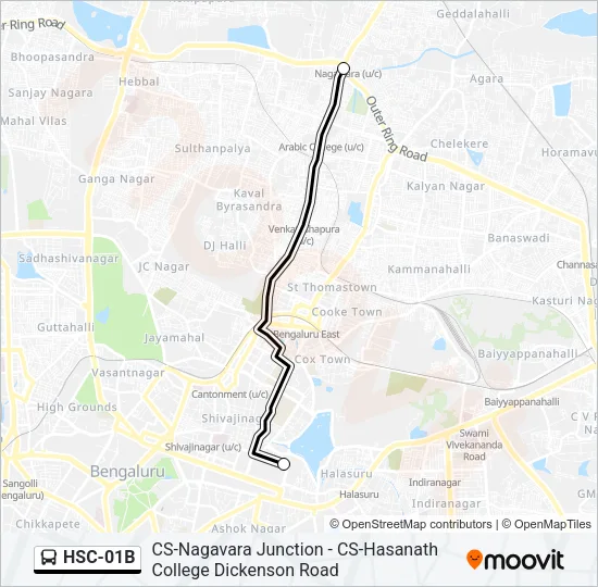 HSC-01B Bus Line Map