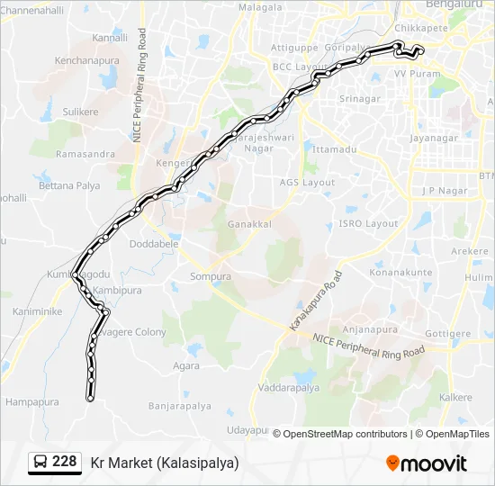 228 Bus Line Map