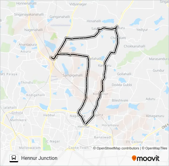 CHAKRA-10A Bus Line Map