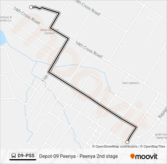 D9-PSS Bus Line Map