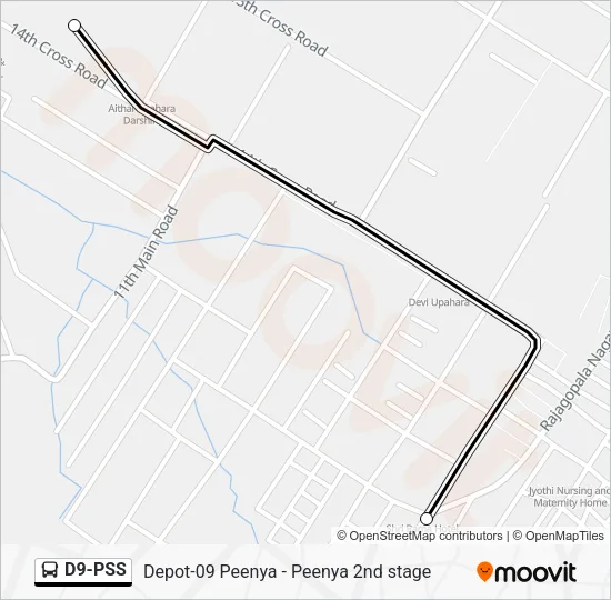 D9-PSS Bus Line Map
