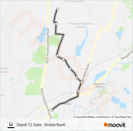 D12G-CKH-DDB Bus Line Map