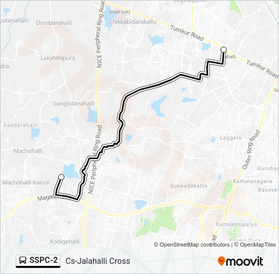 SSPC-2 Bus Line Map