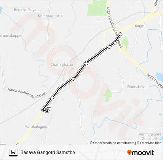 D12G-BSVG Bus Line Map