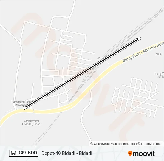 D49-BDD Bus Line Map