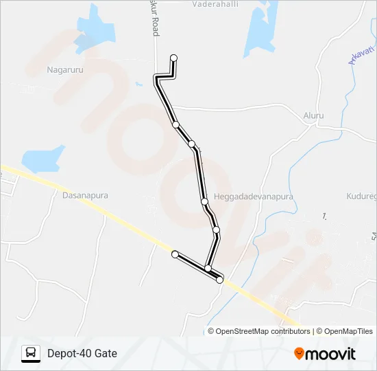 255-AE-ALRBDA-D40G Bus Line Map