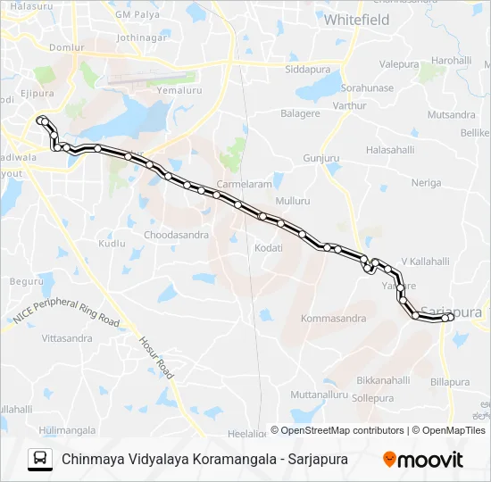 G-2 CHM-SJP Bus Line Map