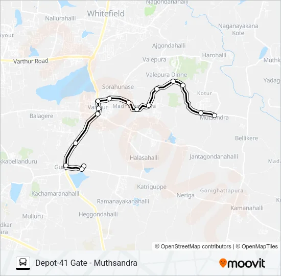 329 D41G-MTS Bus Line Map