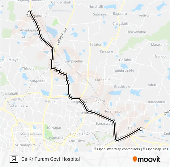 BMSIT-03 Bus Line Map