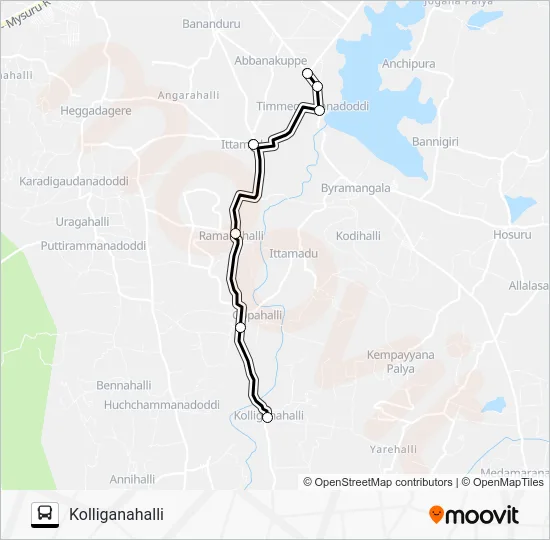 D36G-KGH Bus Line Map