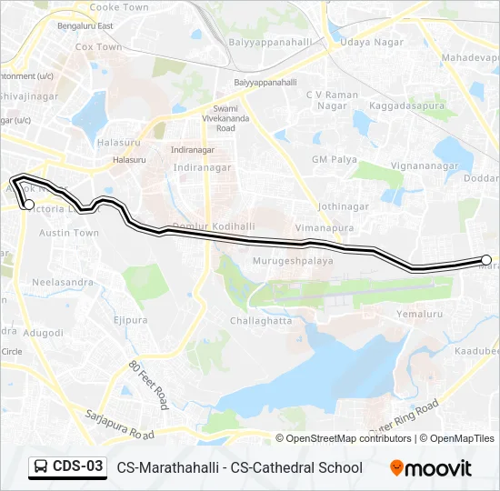 CDS-03 Bus Line Map