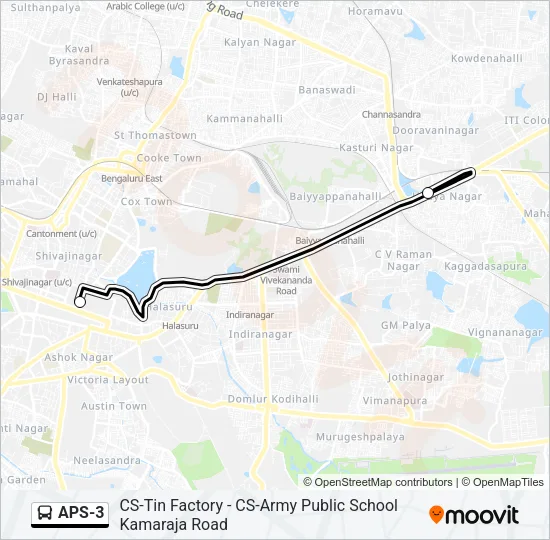 APS-3 Bus Line Map