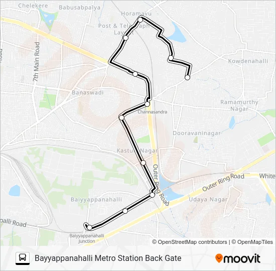MF-7 HYN-BMS Bus Line Map