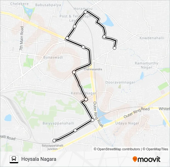 MF-7 HYN-BMS Bus Line Map