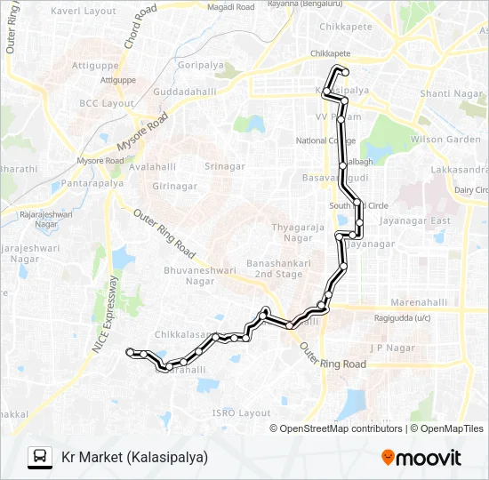 210 PPLO-KMT Bus Line Map