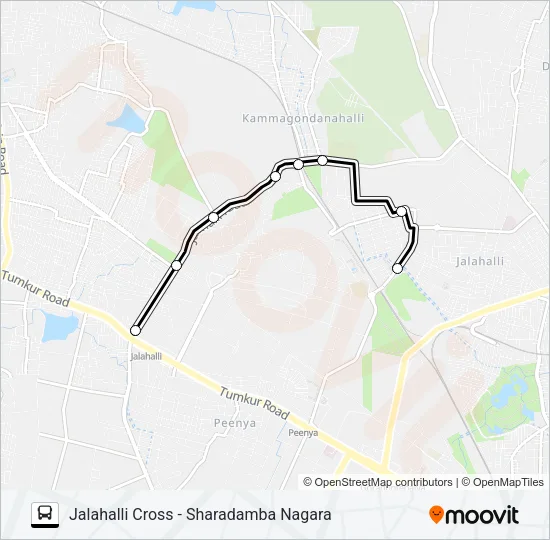 273 JHC-SDN Bus Line Map