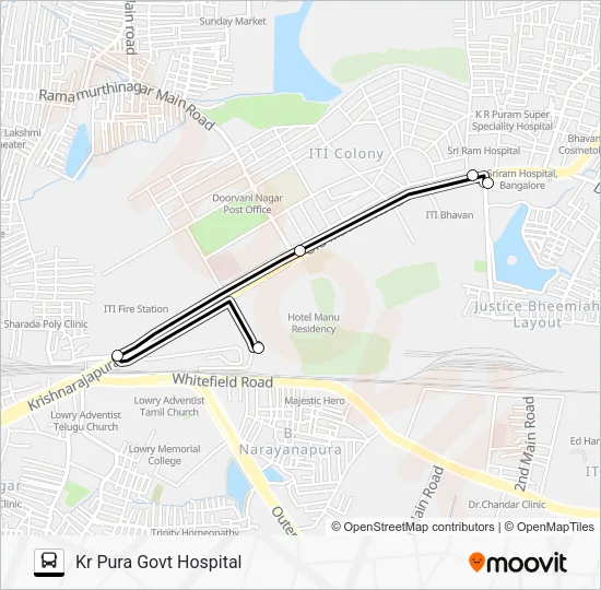 D24-KRPGH Bus Line Map