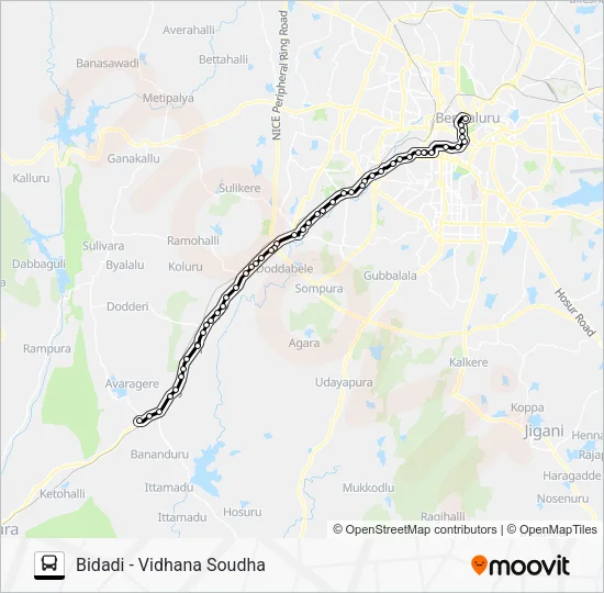 226-N VSD Bus Line Map