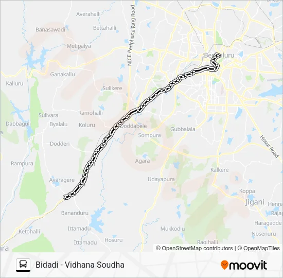 226-N VSD Bus Line Map
