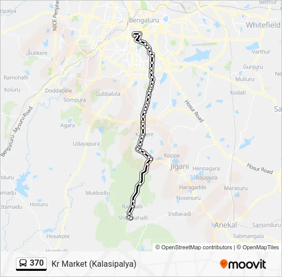 370 Bus Line Map
