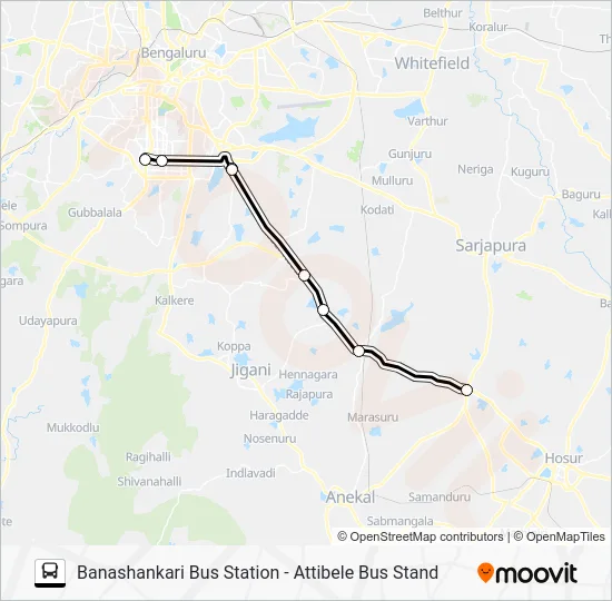EXP-600F Bus Line Map