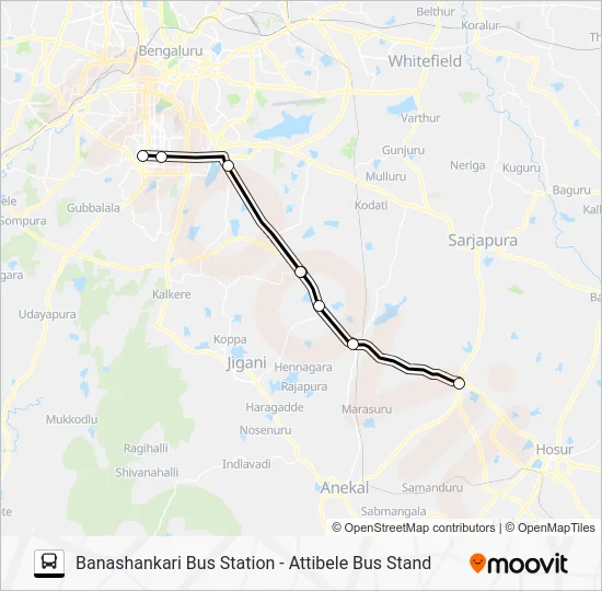 EXP-600F Bus Line Map