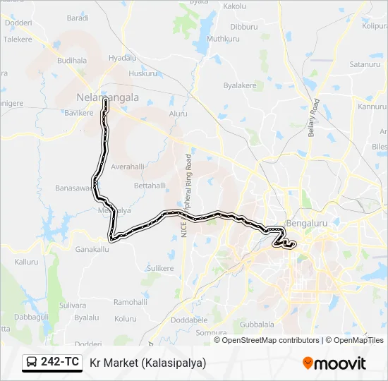 242-TC Bus Line Map
